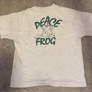 Vintage Peace Frog Tee XL